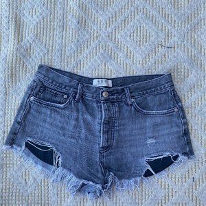 Free People Black Shorts